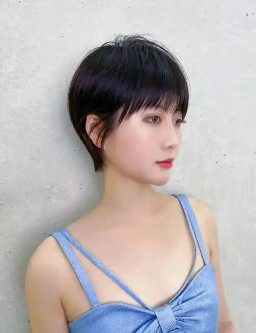 "超短发女孩"_妹子_发型_潮流