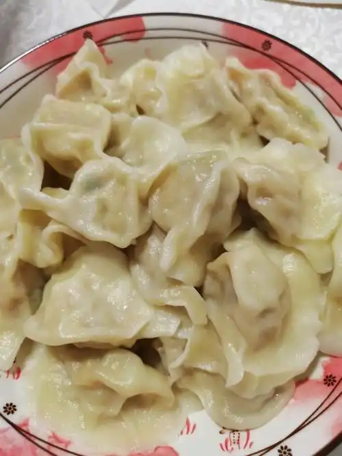 饺子 白菜猪肉水饺馅 挪亚的船长做的白菜猪肉水饺馅