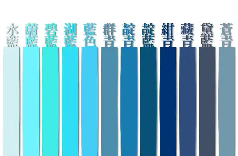 (青色部分色卡)青色系成员太多,今天就讲到这里啦,下期小编继续给大家