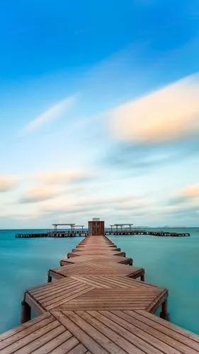 大气清新唯美海岸风景h5背景