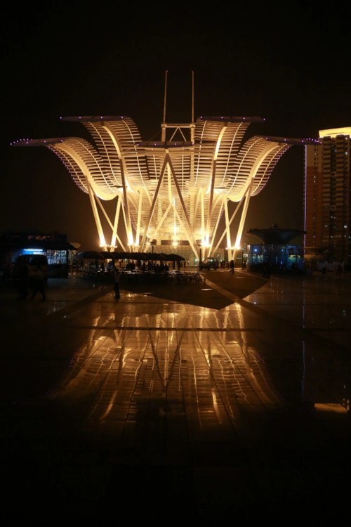 塘沽外滩公园夜景