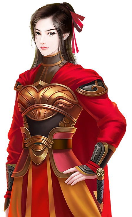 红衣女将军古风
