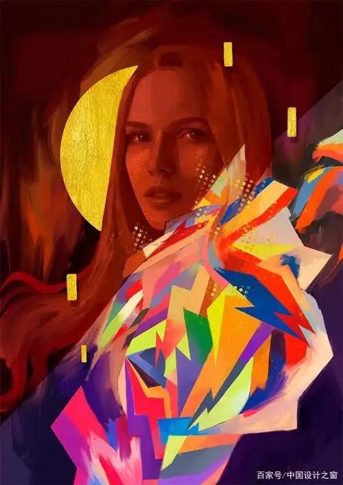 插画设计师javier gonzalez pacheco 独特的厚涂人物插画