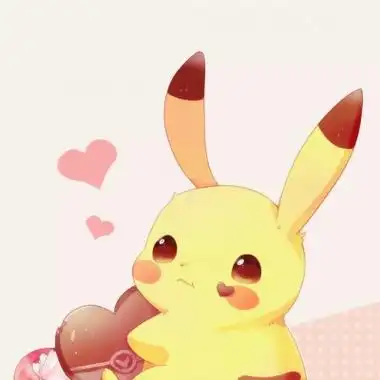 可爱动漫头像皮卡丘