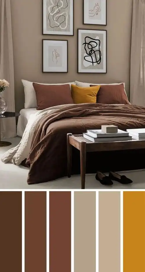 软装灵感50款卧室色彩搭配