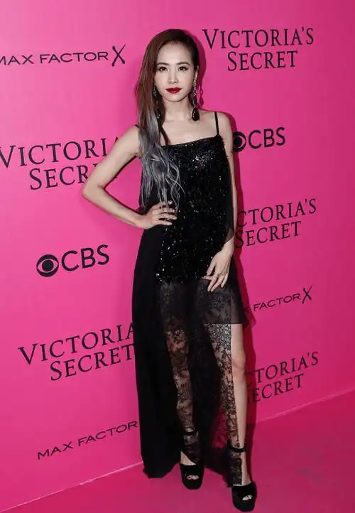 蔡依林穿衣好贵气,一字肩黑裙薄透精致,小身材都显得挺高级的_裙子