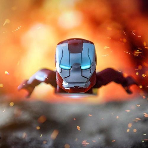 钢铁侠战衣马克mark5托尼斯塔克装甲armor玩具男女孩益智中国积木