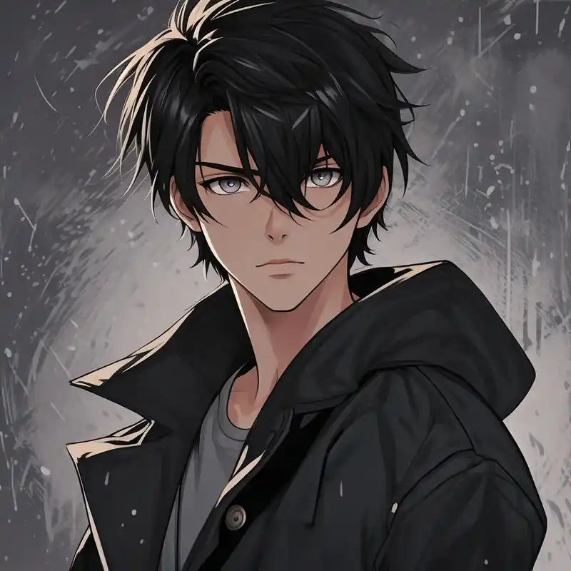 这是一组超酷的动漫男生头像,每一个都充满了个性和魅力.