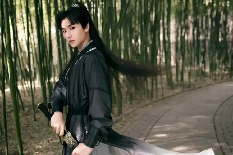 黑衣侠客～潇洒如风～高卿尘黑衣古风真的太飒了～15