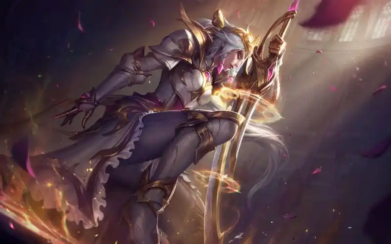 【lol皮肤展示】皎月女神 黛安娜 女帝至臻 皮肤展示