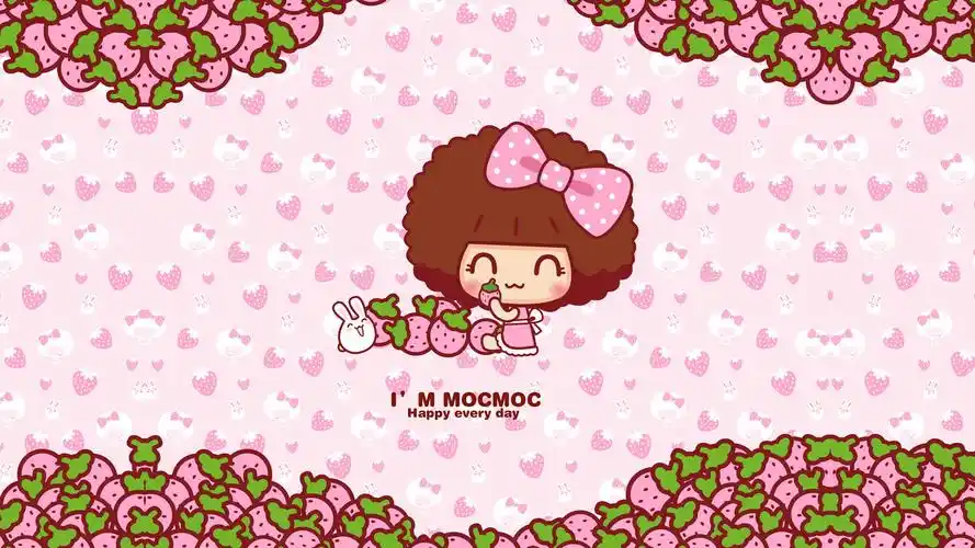 首页 桌面壁纸 摩丝摩丝粉色系可爱卡通高清图片壁纸上一张下一张查看