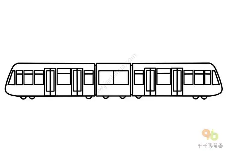 地铁简笔画教程