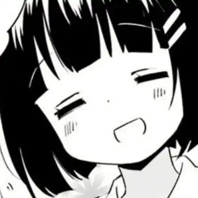 二次元动漫可爱女头/黑白_卡通动漫头像_我要个性网