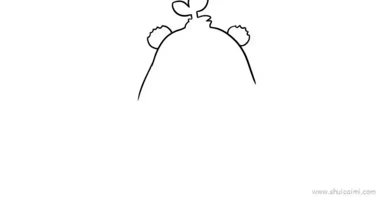 萌芽熊儿童画怎么画 萌芽熊简笔画步骤