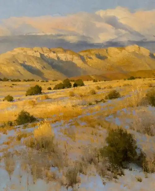 风景油画高清图放大看更迷人