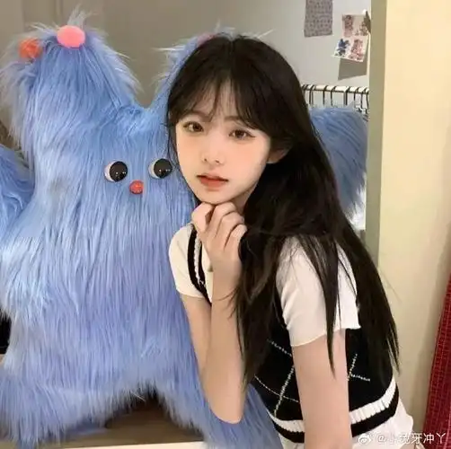 蓝色系女头##蓝色治愈系##小清新女生头像##女生头像