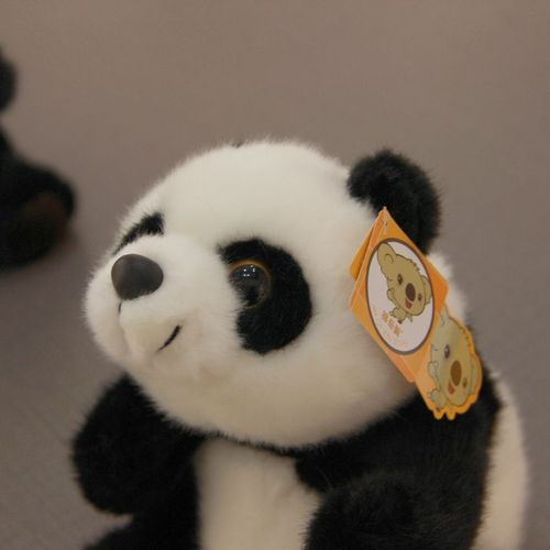 锦奇新熊猫毛绒玩具仿真公仔萌宠玩偶国宝小熊猫生日礼物玩伴成都