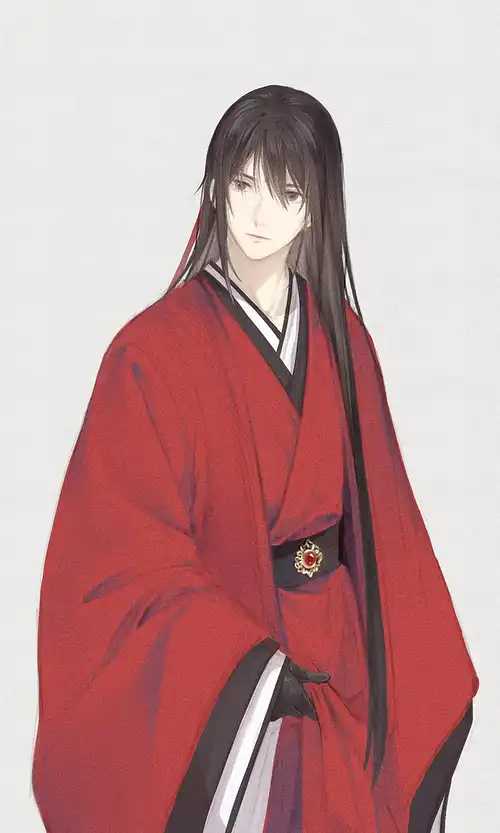 古风男红衣