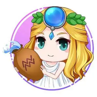 水瓶座超可爱卡通图像唯美可爱头像8