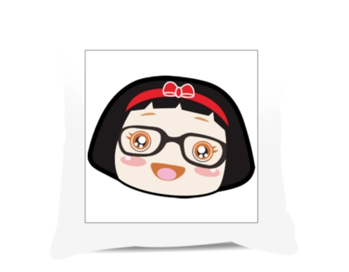 卡通之菜菜-方形个性抱枕