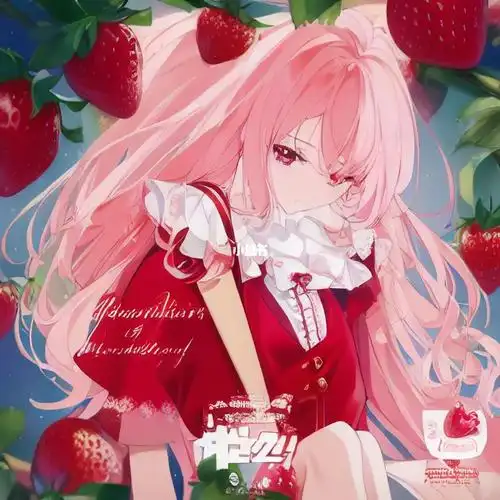 原创头像草莓少女