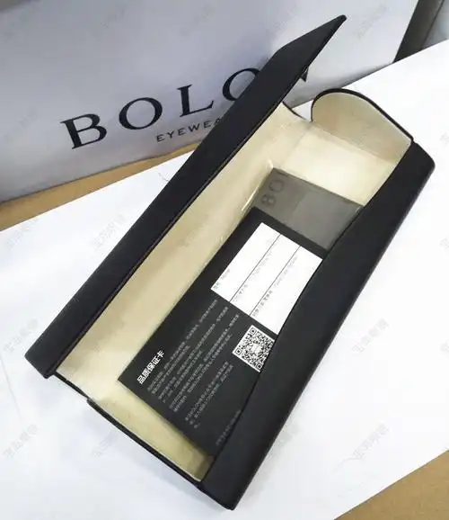 暴龙太阳镜盒子原装防压太阳镜盒子黑色眼睛盒眼镜盒 墨镜盒 暴龙眼镜