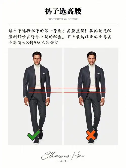 1米7的男士穿西装如何穿出1米8的气场63