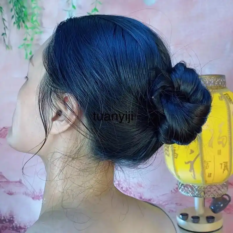 7.7#盘发 #长发 #发髻.2023.7.7#盘 - 抖音