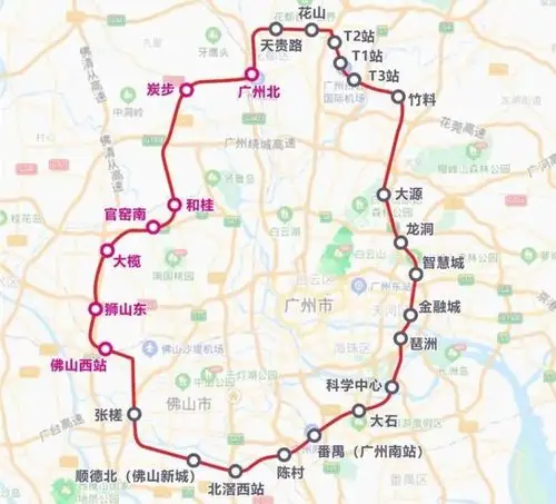 段煜第 记者10日从佛山市交通部门获悉,广佛环线佛山西站至广州北站段