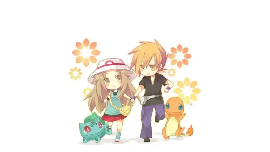 神奇宝贝,宠物小精灵,茂蓝,情侣,cp神奇宝贝壁纸图片