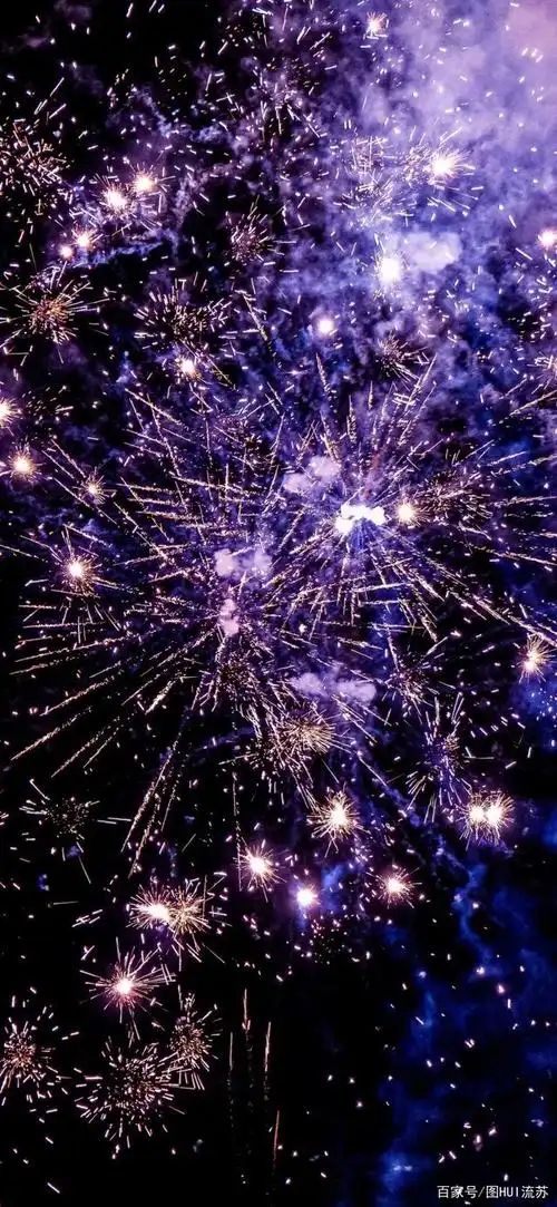 唯美绚丽的烟花壁纸