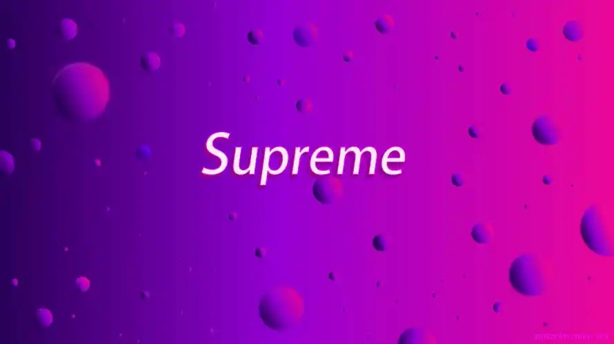 《supreme》蓝紫色调电脑壁纸