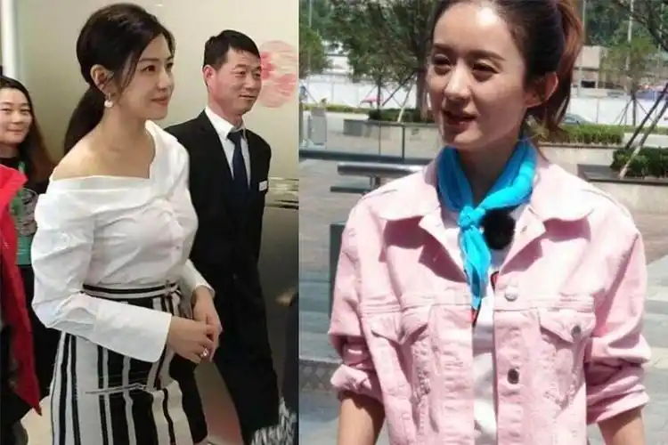 网友镜头下的陈妍希和赵丽颖,前者比电视上美百倍,后者真的老了!