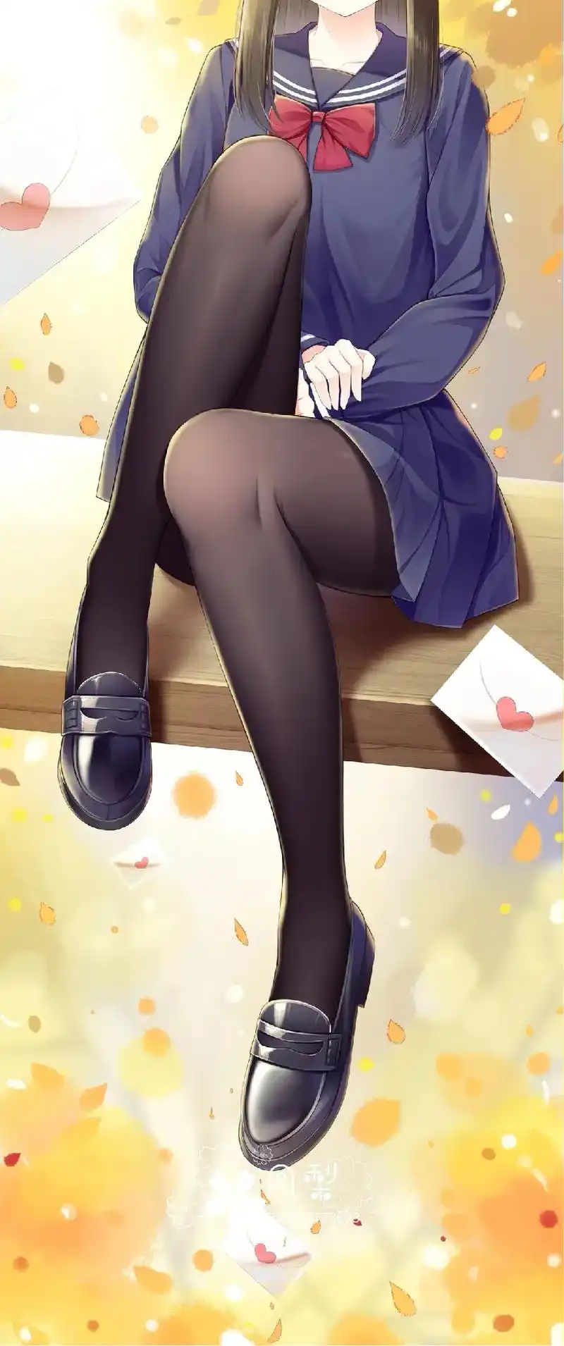 美腿#黑丝#白丝#送你几张图片#二次元图片 - 抖音