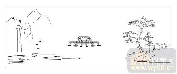06山水系列-泉眼无声惜细流-00022-装饰玻璃