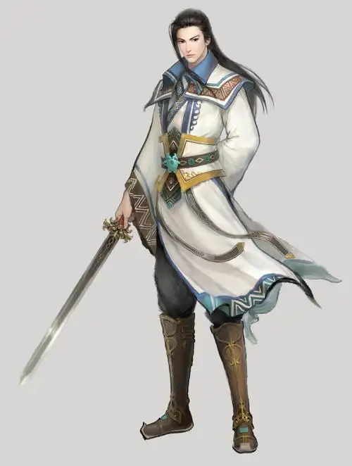 古韵:古风插画之游戏角色】{男版]