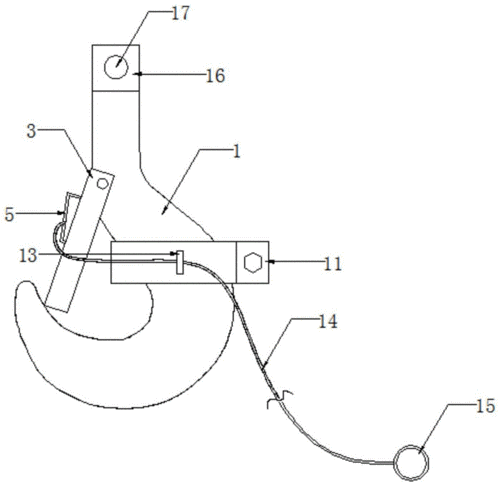 一种吊车自动脱钩装置的制作方法