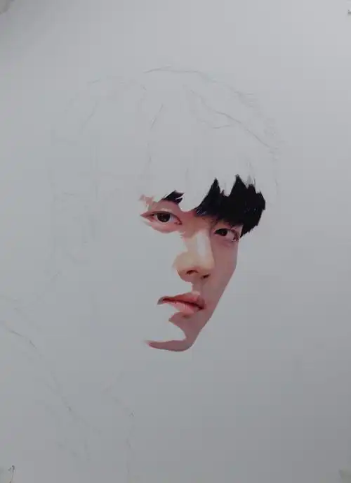 彩铅手绘 肖战|纯艺术|绘画|康sir彩铅_原创作品-站酷zcool