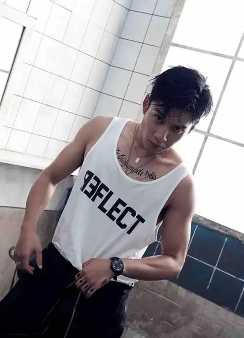 韩东君帅痞潮男风时尚写真图片