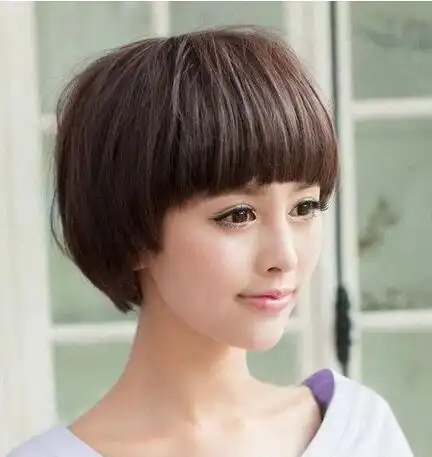 【杂美大】夏天最新减龄显嫩的女生蘑菇头发型图片短发