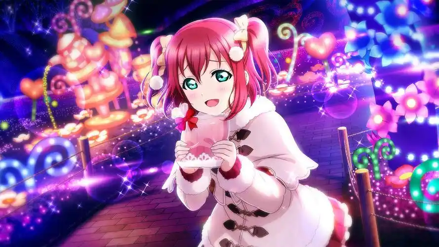 萌系动漫美女插画桌面壁纸