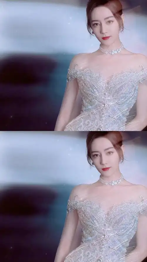 迪丽热巴的星空礼服绝绝子,不愧是红毯女王!
