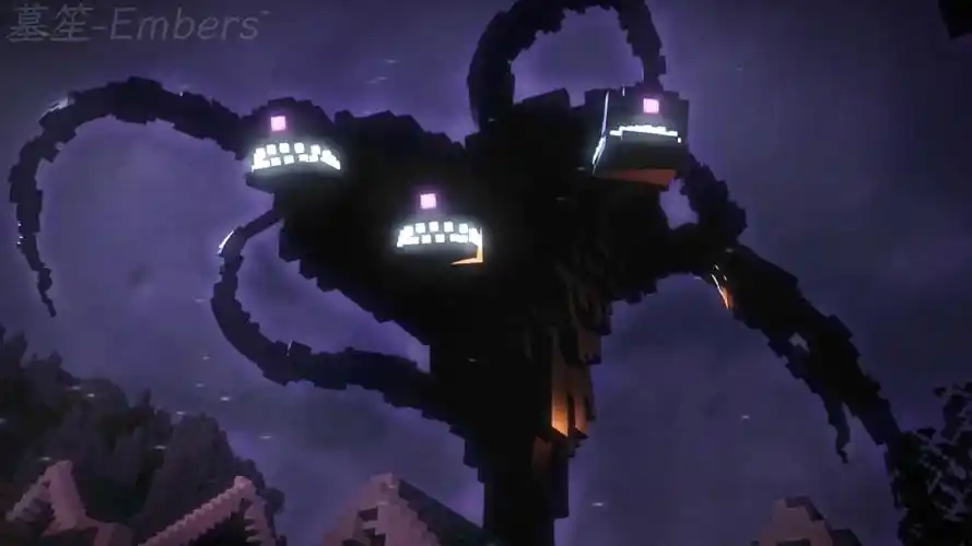 凋零风暴"你能打败它吗"压迫感 我的世界动画 [sqm动画] mincraft动画
