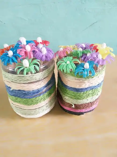 二1班手工课――第六课 吸管大变身