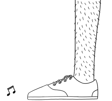 腿毛配合节奏好欢乐哟~!