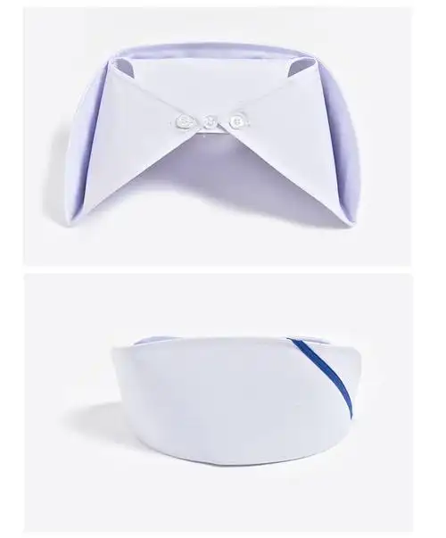 护士帽斜杠护士帽女白色加厚硬挺粉红薄横杠蓝色斜杠燕尾帽护士帽子白