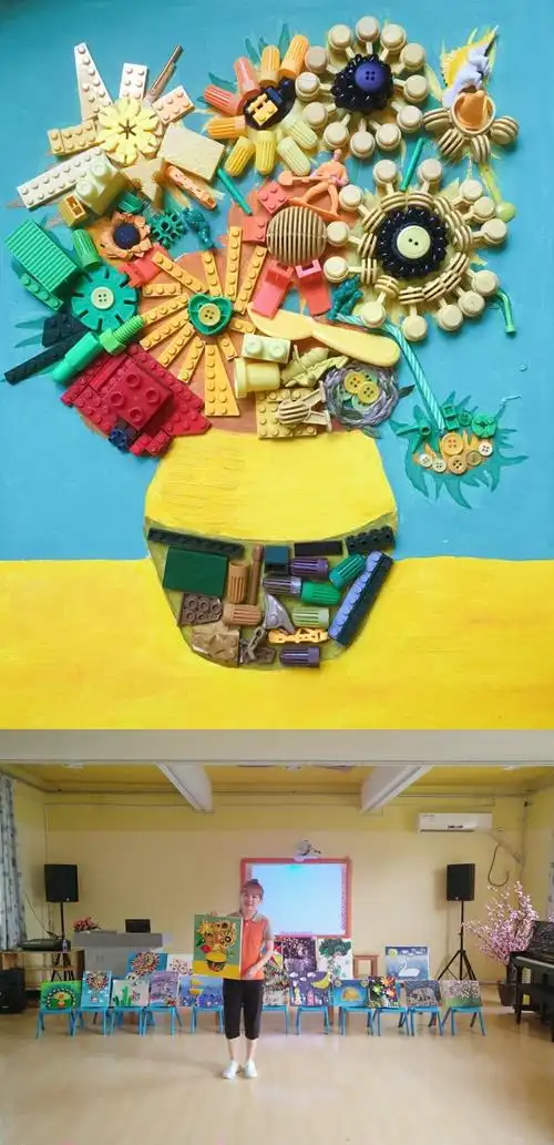 教师技能技巧考核"环保有招,创意无限"——废物利用创意画 写美篇作品