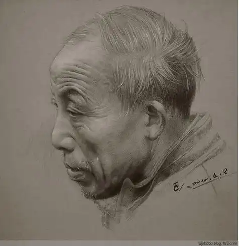 一组不同人物头像素描简笔画 简笔画图片 涂色卡