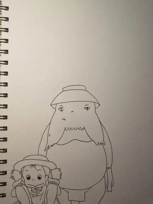 宫崎骏动漫手绘