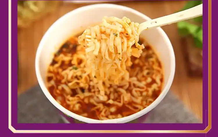 康师傅 方便面(ksf) 经典系列开心桶 油泼辣子酸汤面 12桶 泡面整箱装